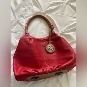 Brighton red leather purse